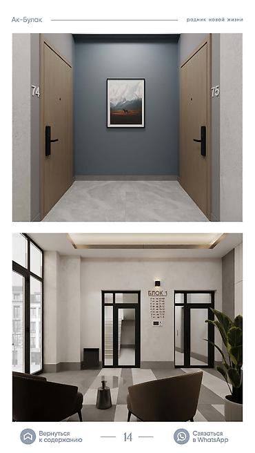 Продажа квартир: 1 комната, 49 м², Баткенский рынок / базар Элитка, 8 этаж, ПСО (под самоотделку) — 6