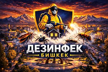 осы: Дезинфекциялоо, дезинсекциялоо, | Канталалар, Бүргөлөр, Таракандар, | Унаа, Офистер, Батирлер — 4