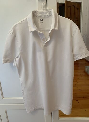 Köynəklər: Polo köynək, H&M, M (EU 38), rəng - Ağ
