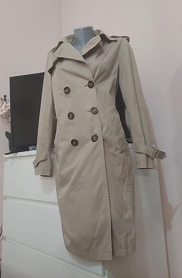 lil solid accessories: Massimo Dutti trenč mantil – bež - Klasik, dvoredno kopčanje sa 6 — 4