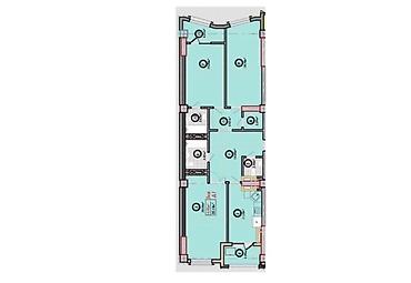 немецский квартал: 3 комнаты, 125 м², Южная Магистраль Элитка, 2 этаж, ПСО (под самоотделку) — 3
