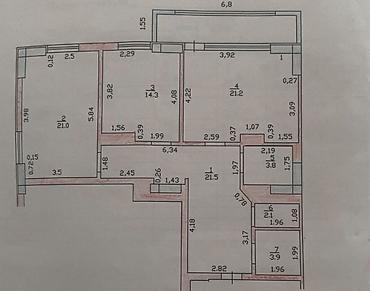 Продажа квартир: 2 комнаты, 98 м², Элитка, 4 этаж, Евроремонт at lalafo.kg — 13 Продажа квартир: 2 комнаты, 98 м², Элитка, 4 этаж, Евроремонт — 13