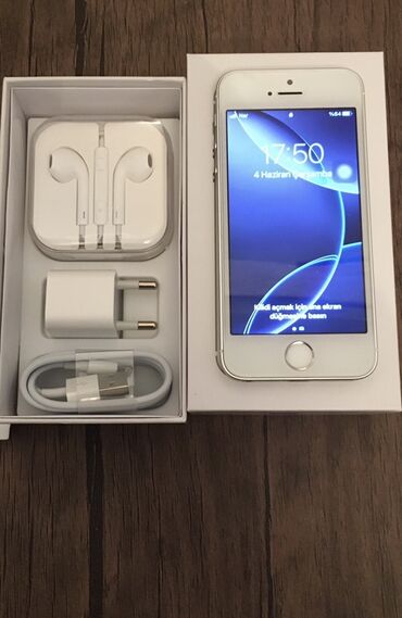 Apple iPhone: IPhone SE, 16 GB, White Titanium lalafo.az -da Apple iPhone: IPhone SE, 16 GB, White Titanium