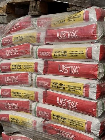 Гипсовая перлитовая штукатурка USTA Multi Gips Perlit+Profi. Сухая at lalafo.kg Гипсовая перлитовая штукатурка USTA Multi Gips Perlit+Profi. Сухая