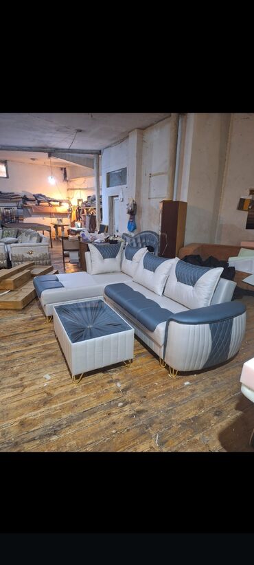 Sifarişlə divan dəstləri: Mebel istehsalı – dizayn və sifarişlə - Yumşaq mebel: klassik üçlü — 31