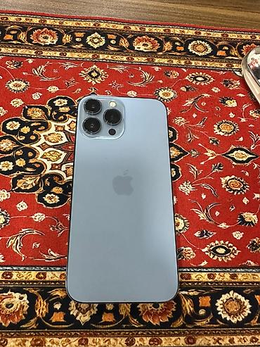 iphone mingecevir: IPhone 13 Pro Max, 256 GB, Blue Titanium, Barmaq izi, Face ID — 3