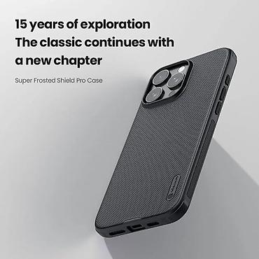 Maske i futrole za telefone: Maska Nillkin Scrub Pro za iPhone 16 Pro 6.3 siva. Kataloški broj — 5