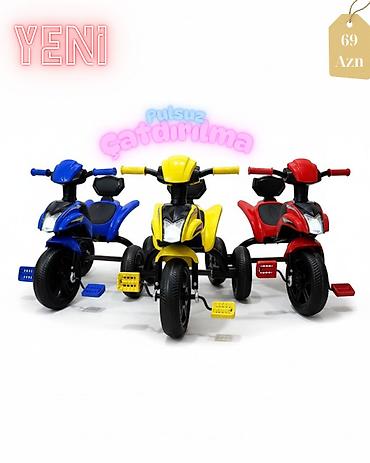Velosipedlər: Yeni Üç təkərli Uşaq velosipedi 12", Pulsuz çatdırılma, Rayonlara çatdırılma — 1