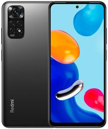 Xiaomi: Xiaomi, Redmi Note 11, Б/у, 64 ГБ, цвет - Черный, 2 SIM