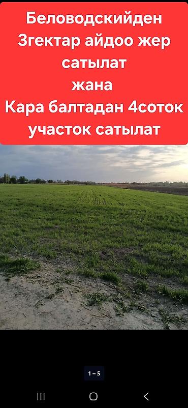 Сейфы: Кара Балта шаарынан 9-мектептин жанынан 4соток подбизнес участок — 1