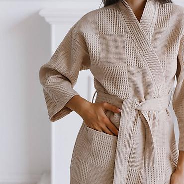 Спортивные костюмы: Вафельный халат оптом и в розницу Все размеры есть 100%хлопок мягкие — 8