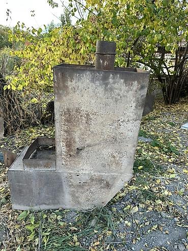 угловой диван с ящиком: Металлическая печь-буржуйка с дымоходом для бани советская — 3