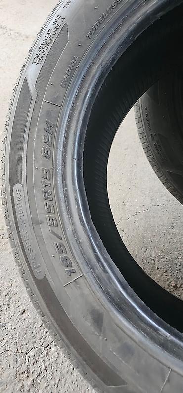 hankook: Шины 185 / 55 / R 15, Лето, Б/у, Пара, Легковые, Корея, Hankook — 2