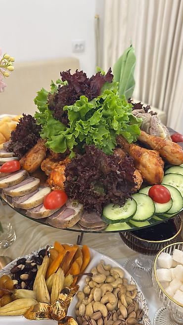 Выездные банкеты: 📌 Услуги Повара на выезд👩🏻🍳👩🏽🍳 📝Меню 📌Закуски :5 видов! at lalafo.kg — 32 Выездные банкеты: 📌 Услуги Повара на выезд👩🏻🍳👩🏽🍳 📝Меню 📌Закуски :5 видов! — 32