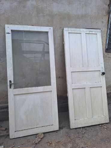 дверь деревянные: Дверь с окнами, Б/у, 2 *90, Самовывоз