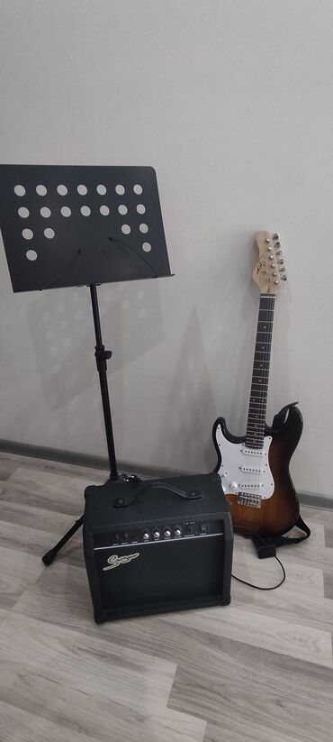 elektro gitara satilir: Elektron gitara, 6 sim, Yeni