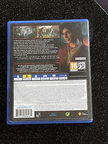 uncharted the lost legacy: PS4 oyunu: Uncharted: The Lost Legacy - Janr: aksiyon‑macəra, tək — 2