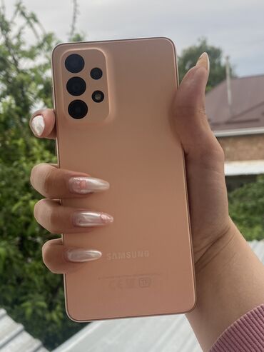 samsung 12: Samsung Galaxy A33 5G, Б/у, 128 ГБ, цвет - Розовый, 2 SIM