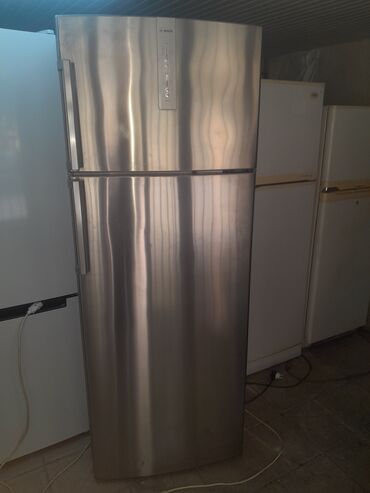 Холодильники: Б/у 2 двери Bosch Холодильник Продажа, цвет - Серый