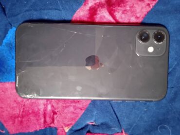 цены на бу айфоны: IPhone 11, Колдонулган, 64 ГБ, Кара, 74 %
