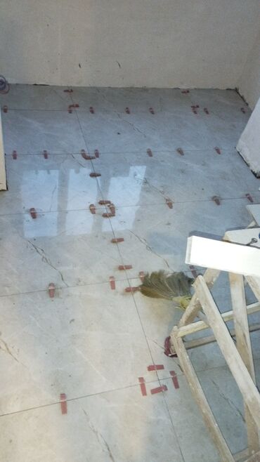 Plitə işləri: Mərmər naxışlı keramika kafel və plitə döşəmə/divar işi - Məkan — 7