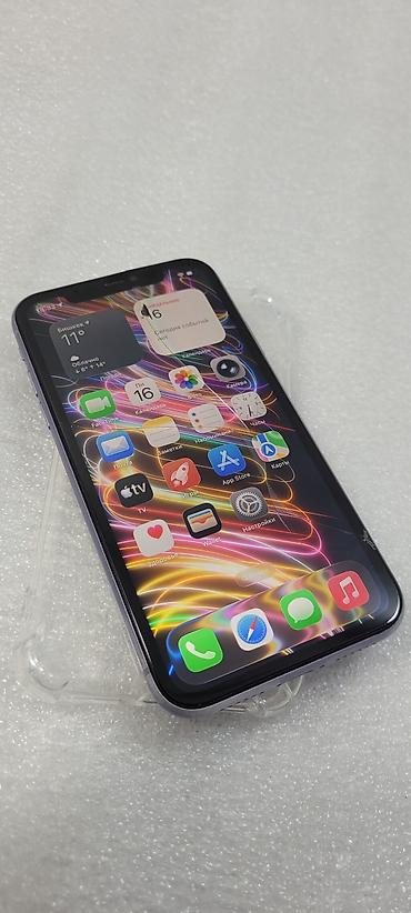 Apple iPhone: IPhone 11, Б/у, 64 ГБ, Голубой, Чехол, 70 % — 3