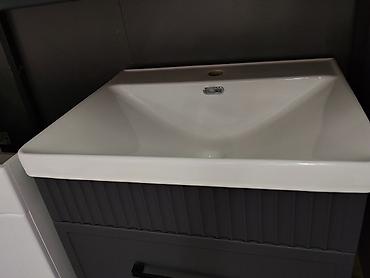 silver kitchen: Тумба под раковину с умывальником - Комплект: подвесная тумба с двумя — 2