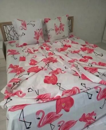 Комплекты постельного белья: Постельное бельё 100% хлопок, постельное бельё, наволочки, подушки — 28