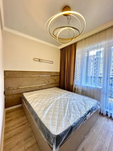 советский ахунбаева: 2 комнаты, 53 м², Элитка, 6 этаж, Евроремонт