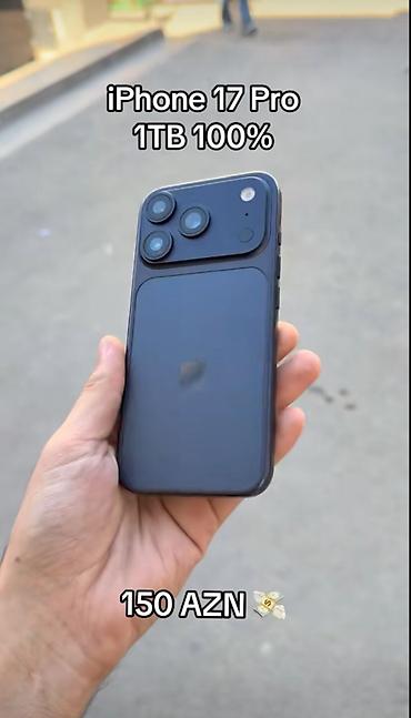 adapter iphone: IPhone 17 Pro, 1 TB, Qara, Simsiz şarj — 1