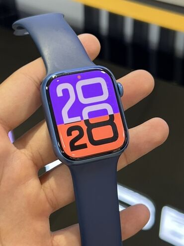 Smart qolbaqlar: Smart saat, Sensor ekran, rəng - Göy