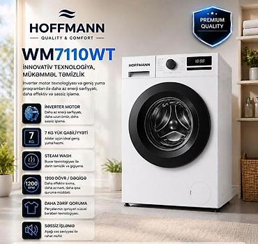 ipod 7: Paltaryuyan HOFFMANN WM7110WT 🧺 Tutum: 7 kq ⚡ Sıxma sürəti: 1100 rpm — 1
