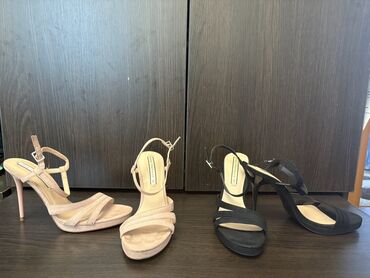 Босоножки, сандалии, шлепанцы: Босоножки, 39, Zara, Б/у, цвет - Бежевый, Самовывоз, Платная доставка