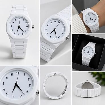 oura ring бишкек цена: ⌚ White Arabic Watch Стильные белые часы на каждый день — — 2