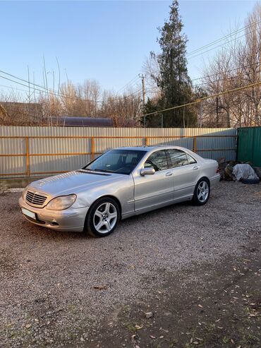 мерседес талас: Mercedes-Benz S-Class: 2002 г., 5 л, Автомат, Бензин, Седан