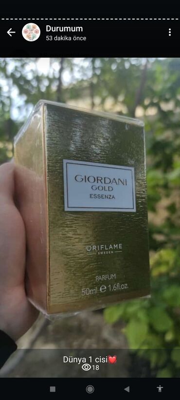 qadın saruçkaları: Giordani Gold essenza