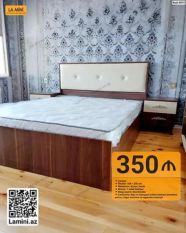 Ev və bağ: Çarpayı – La Mini (Kod: 4414) - Ölçü: 160 x 200 sm - Mexanizm — 1