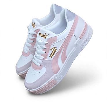 air max carbon: Puma patike u nežnoj belo-roze kombinaciji, sa prepoznatljivim — 1
