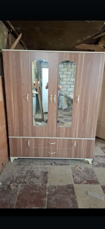 Dolablar: Yeni, Açılan, 4 qapılı Düz dolab, Qarderob, paltar dolabı, Azərbaycan — 8