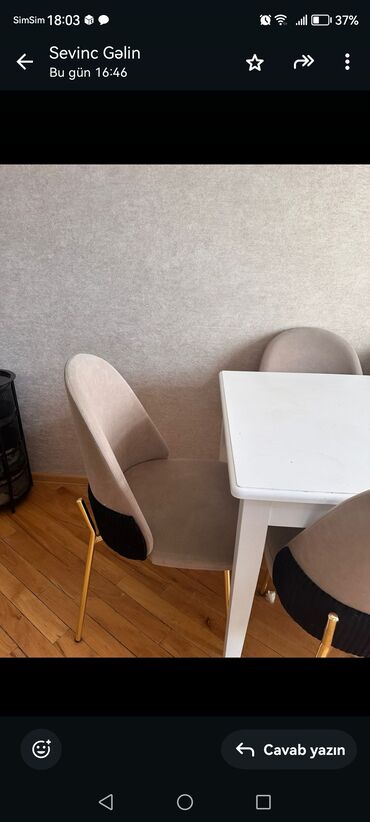 metbex ucun stol stullar: Mətbəx üçün, İşlənmiş, Açılan, Kvadrat masa, 6 stul