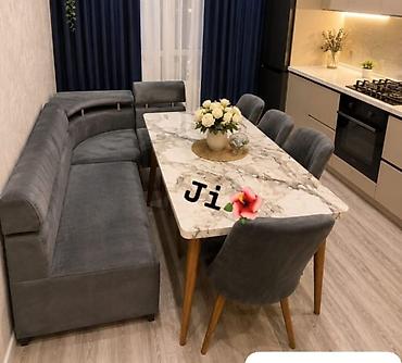 Mətbəx/ yemək otağı üçün müasir masa və oturma dəsti - Dəst tərkibi lalafo.az -da Mətbəx/ yemək otağı üçün müasir masa və oturma dəsti - Dəst tərkibi