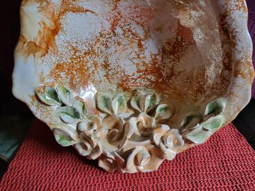 Kuhinjski setovi: Set nov rucni rad iz 80ih. pepeljara i cinija. Rucni rad. rucno — 13