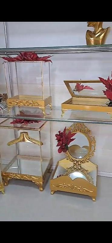 toy gulləri: ⁸Toy və nişan üçün dekorativ xonçalar və bəzək aksesuarları. 10 ədəd — 4