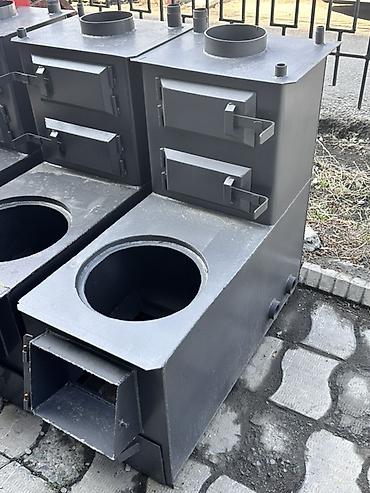 Дровяные печи: Твердотопливная печь-варочная плитa из стали - Назначение: отопление — 1