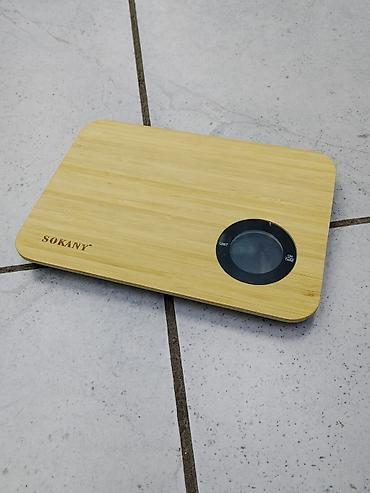 scale: Кухонные электронные весы SOKANY SK-19070 - Платформа из бамбука — — 4