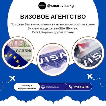 Туристические услуги: Визовое агентство "Smart Visa" Бишкек Визовый центр. Визовое