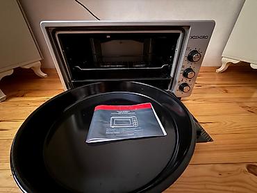 Техника для кухни: Yoshiro elektrik mini soba - Stolüstü kompakt dizayn, şüşə qapı və — 5