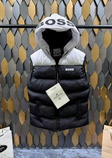 Prsluci: Muški prsluci sa kapuljačom – različiti modeli - Tip: zimski, punjen — 12