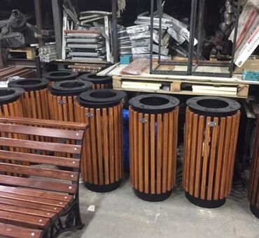 Tullantı qabları: Metal EN MMC olaraq istədiyiniz forma və ölçüde demir işlerinin — 2