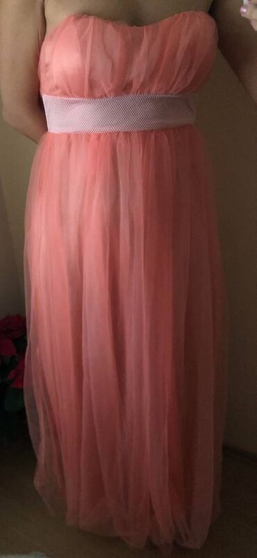 Dresses: S (EU 36), color - Pink, Evening, Without sleeves